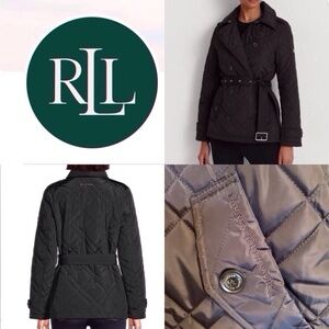 NWT PLUS XX-Large Ralph Lauren Quilted Jacket Dark Blue